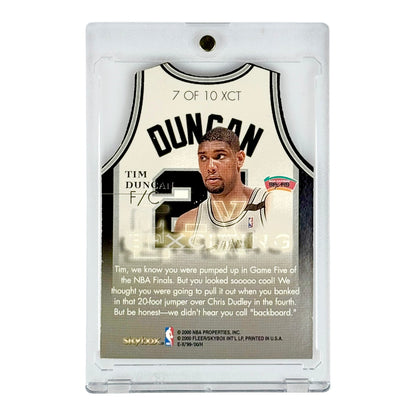 Tim Duncan 2000 Skybox Fleer EX #7 XCT