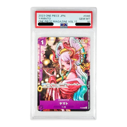Yamato 2023 One Piece Japanese Magazine Vol.17 Promo #046 PSA 10