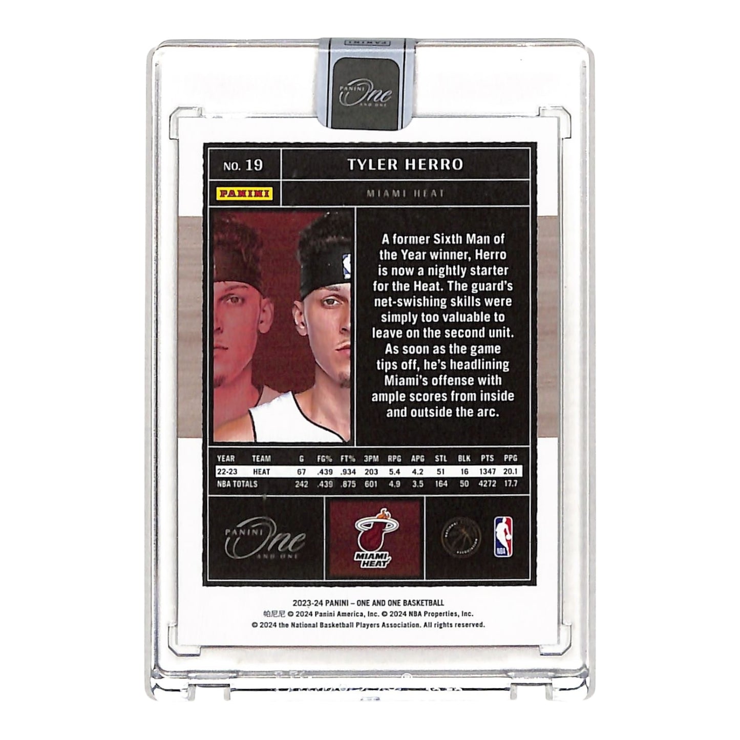 Tyler Herro 2023-24 One & One 26/99 #19