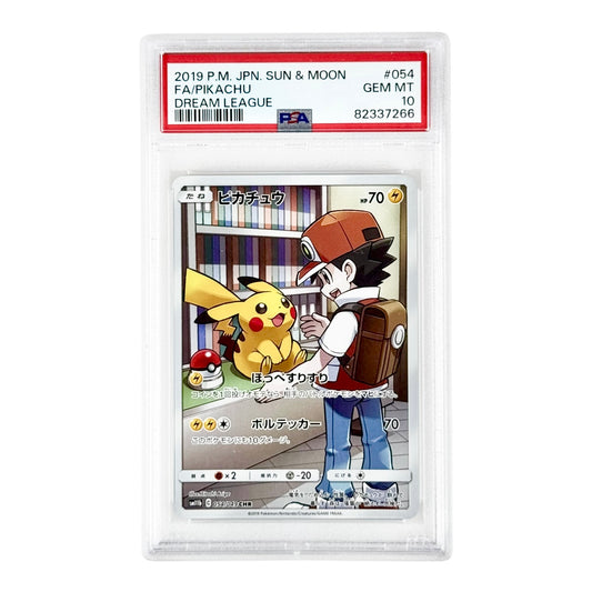 Pikachu 2019 Pokemon Japanese Sm11b #054 PSA 10