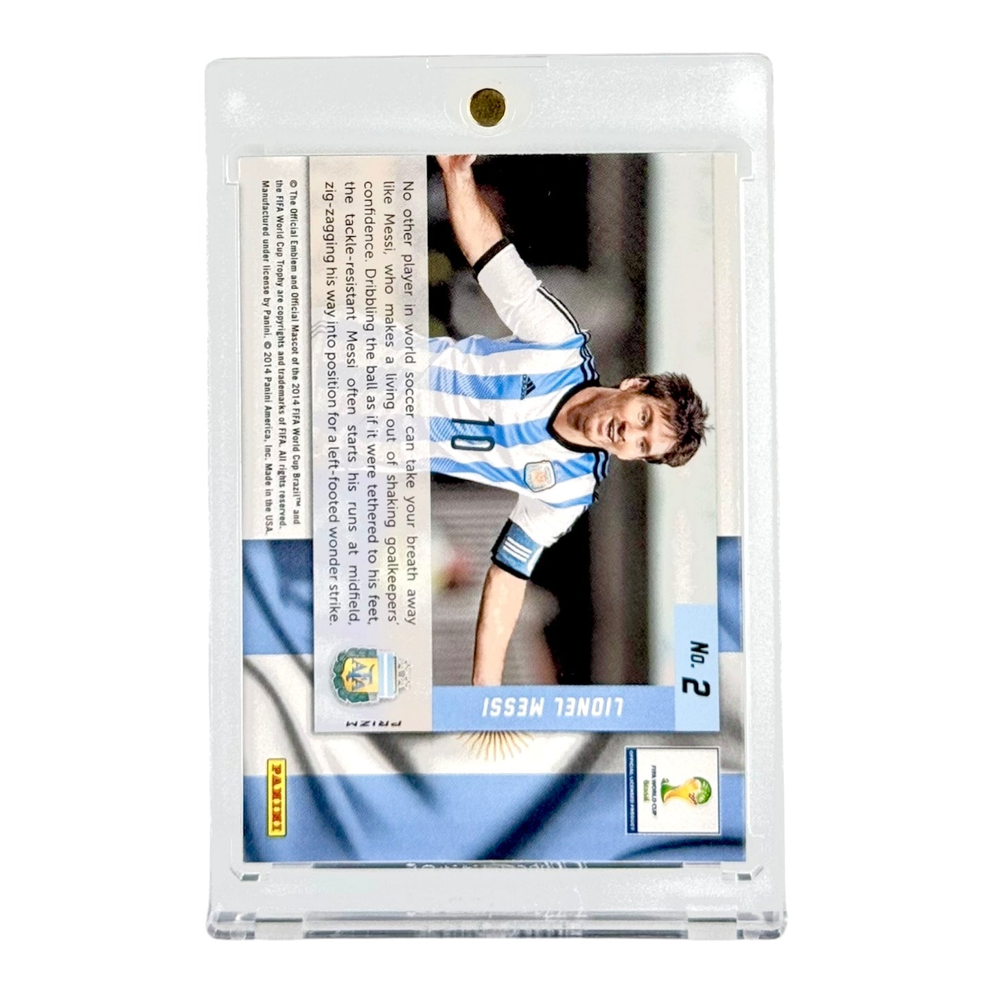 Lionel Messi 2014 Panini Prizm World Cup Net Finders Silver #2