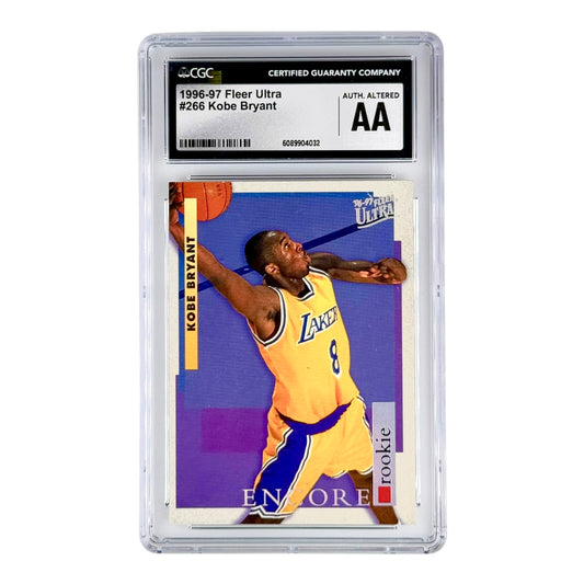 Kobe Bryant 1996-97 Fleer Ultra Rookie RC #266 CGC AA