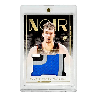 Franz Wagner 2021-22 Panini Noir Jumbo Material Patch Gold 07/10 Rookie RC #RJM-FZW