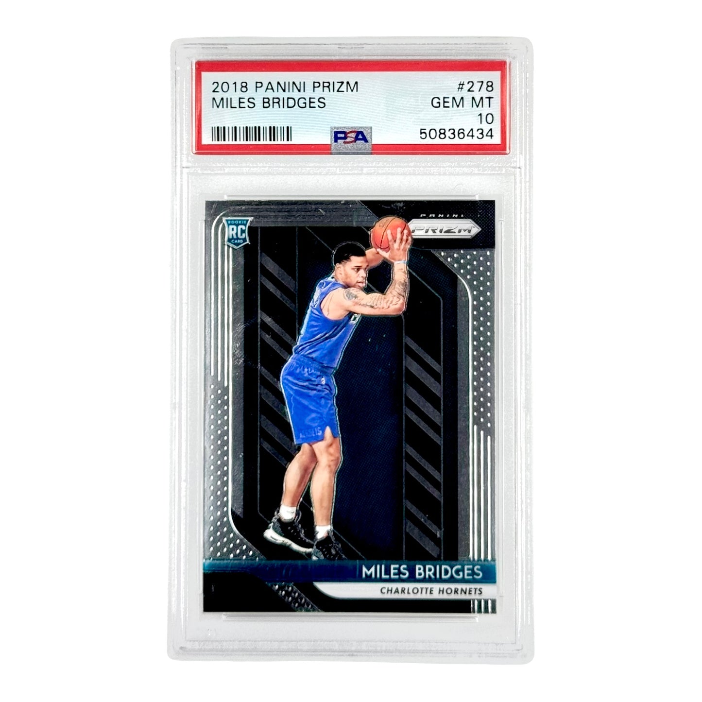 Miles Bridges 2018-19 Panini Prizm Rookie RC #278 PSA 10