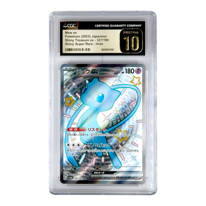 Mew 2023 Pokemon Japanese Sv4a #327 CGC Pristine 10