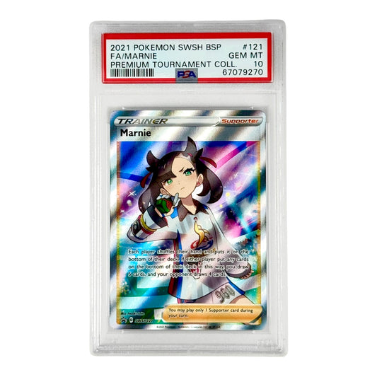 Marine 2021 Pokemon English Premium Tournament Collection Promo #121 PSA 10