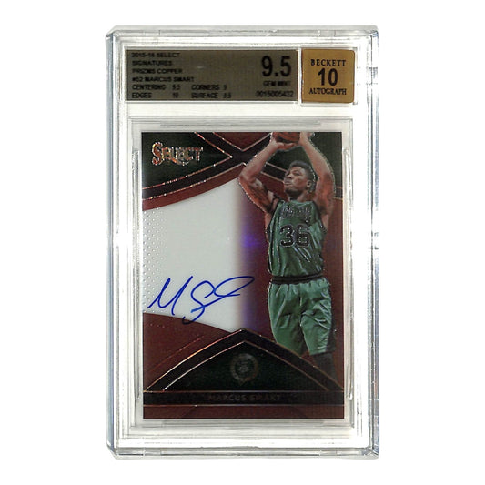 Marcus Smart 2015-16 Select Auto Copper 26/49 #52 BGS 9.5 Auto 10