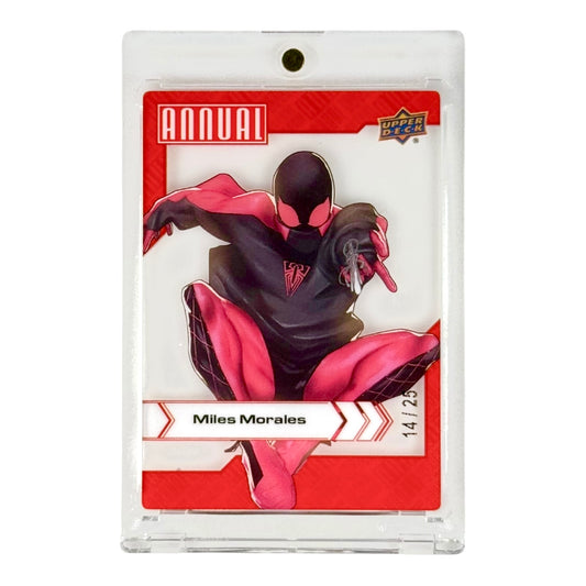 Miles Morales 2022-23 Upper Deck Marvel Annual Crystal Clear 14/25 #58