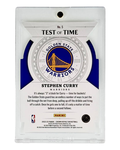 Stephen Curry 2022-23 Panini Crown Royale Test of Time 90/99 #5
