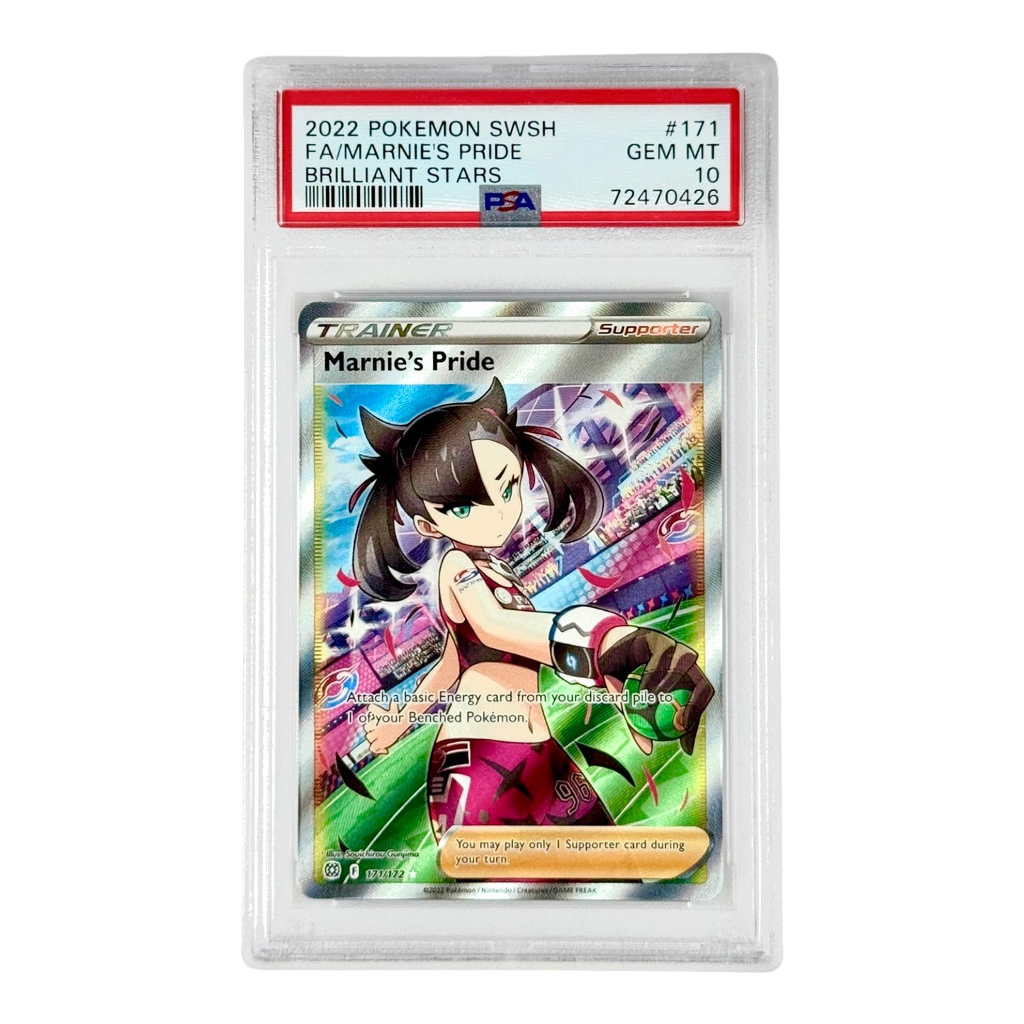 Marine's Pride 2022 Pokemon English Brilliant Stars #171 PSA 10