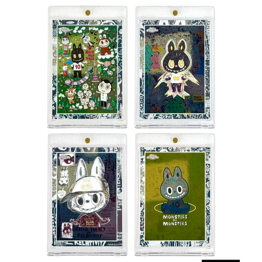 Set of 4 Labubu 2025 Topps Chrome Trading Card