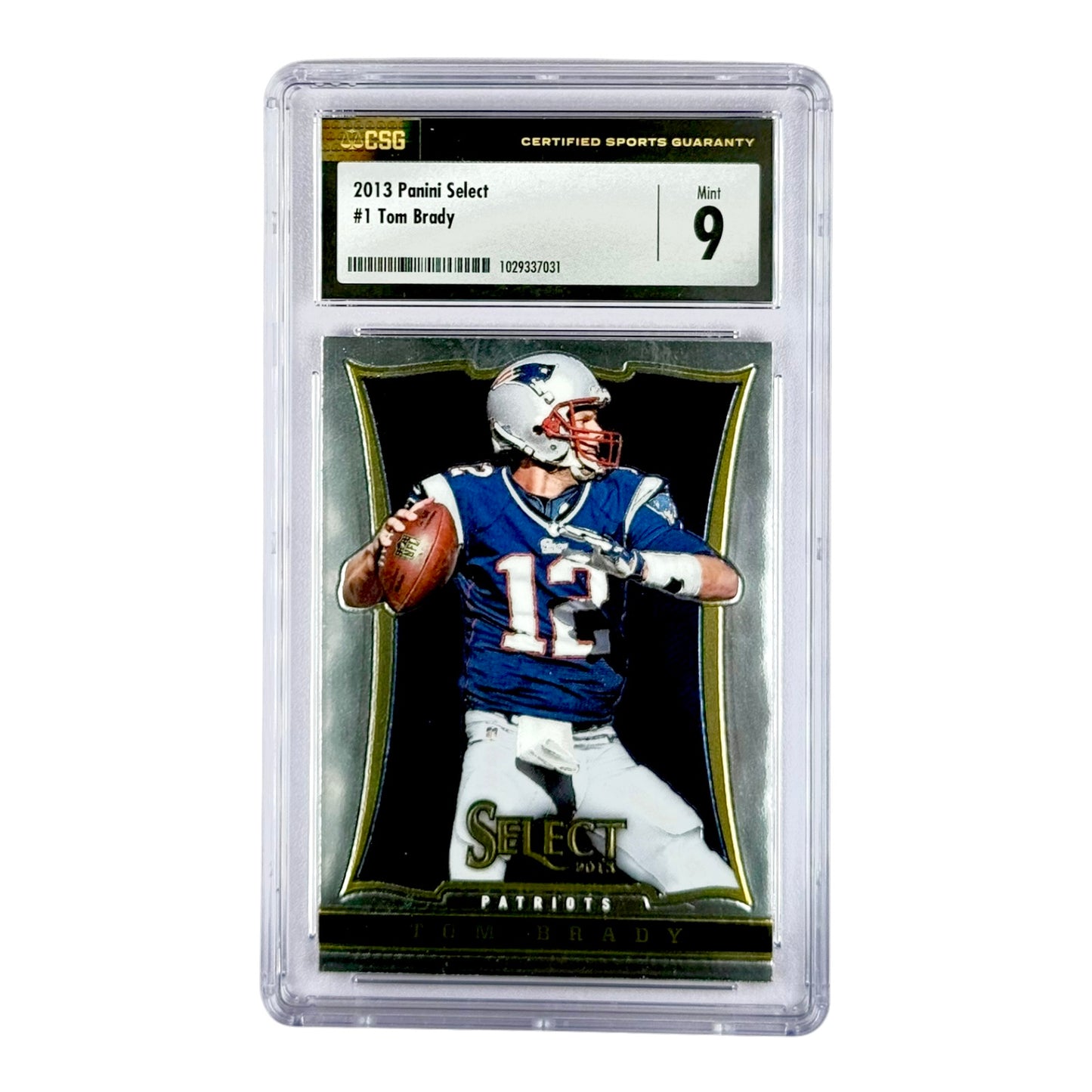 Tom Brady 2013 Panini Select #1 CGS 9