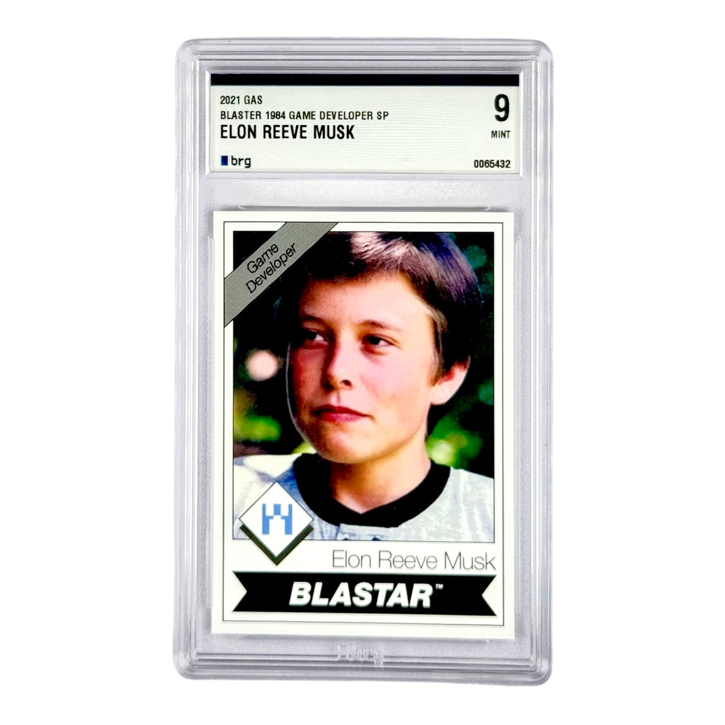 Elon Musk 2021 GAS Trading Cards Blaster 1984 Game Developer SP BRG 9