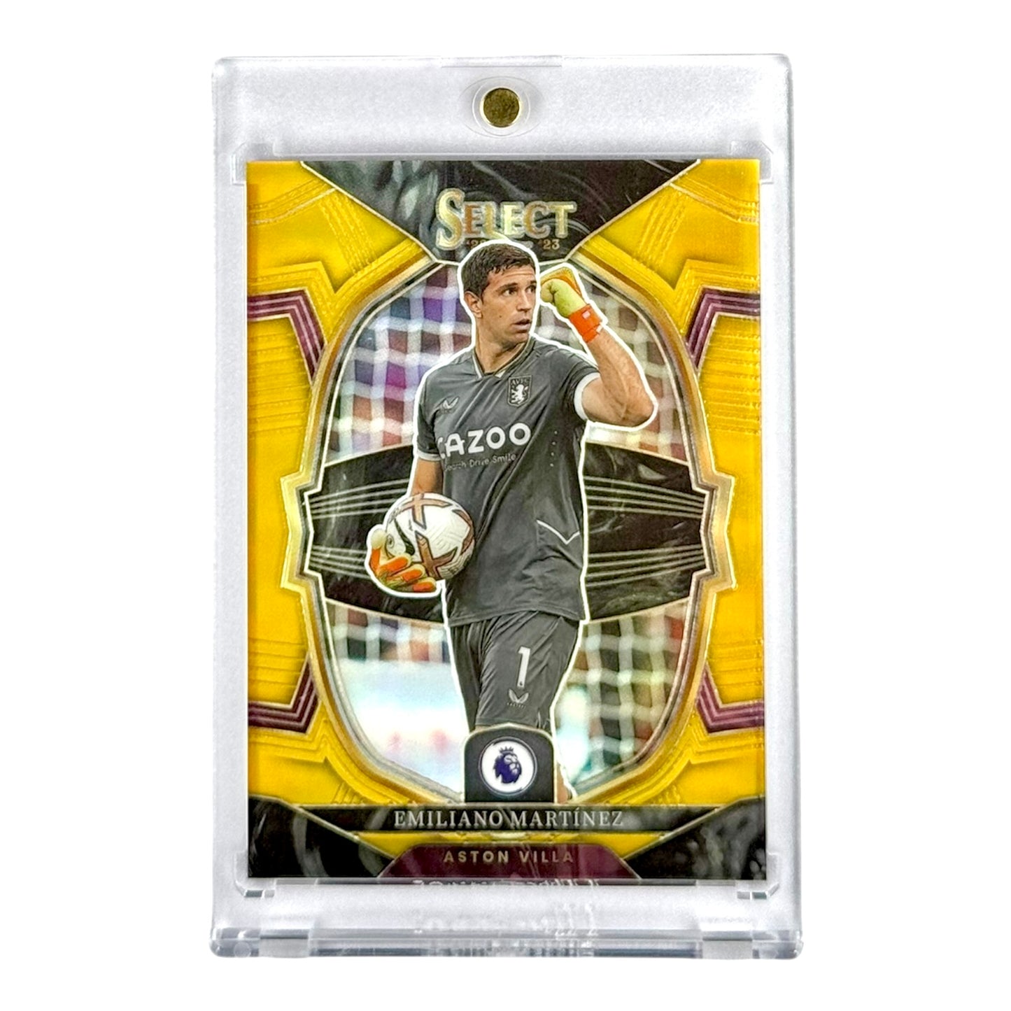 Emiliano Martinez 2022-23 Panini Select Premier League Gold 01/10 #12