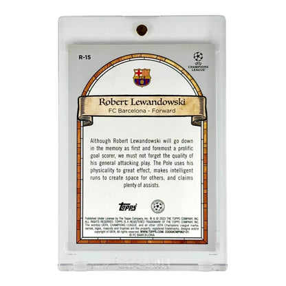 Robert Lewandowski 2023 Topps Merlin UCL Renaissance #R-15