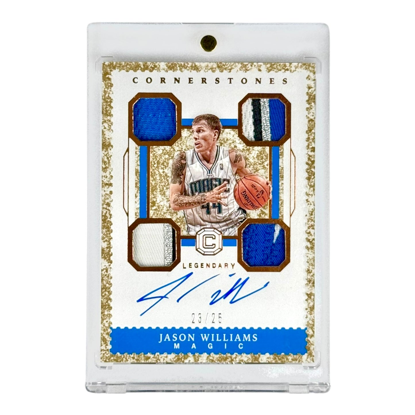 Jason Williams 2017-18 Cornerstones Quad Patch Auto 23/25 #LC-JWL