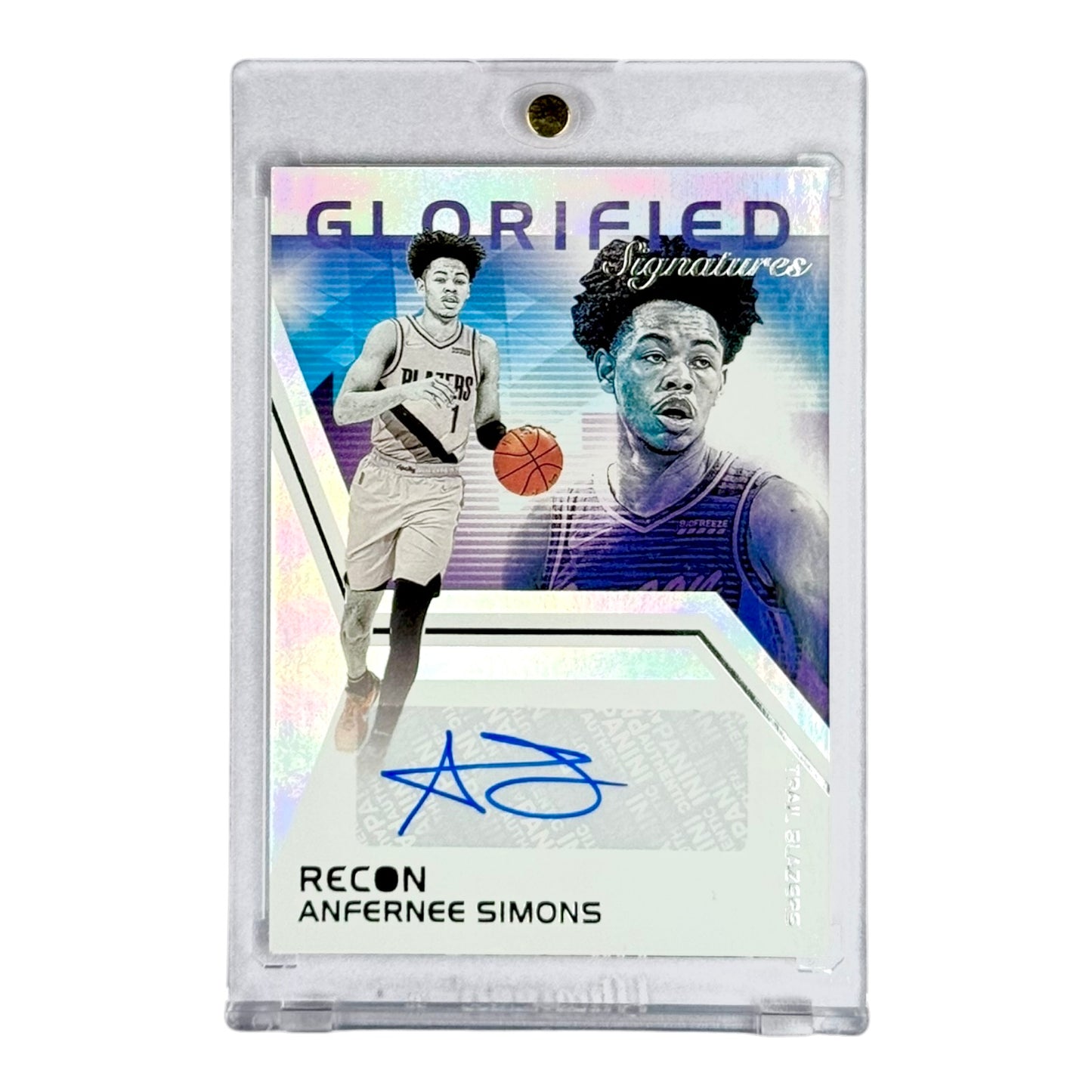 Anfernee Simons 2020-21 Panini Recon Glorified Auto #GS-AFS