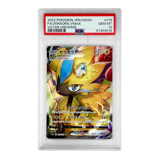 Zeraora Vmax 2022 Pokemon Japanese S12a #219 PSA 10