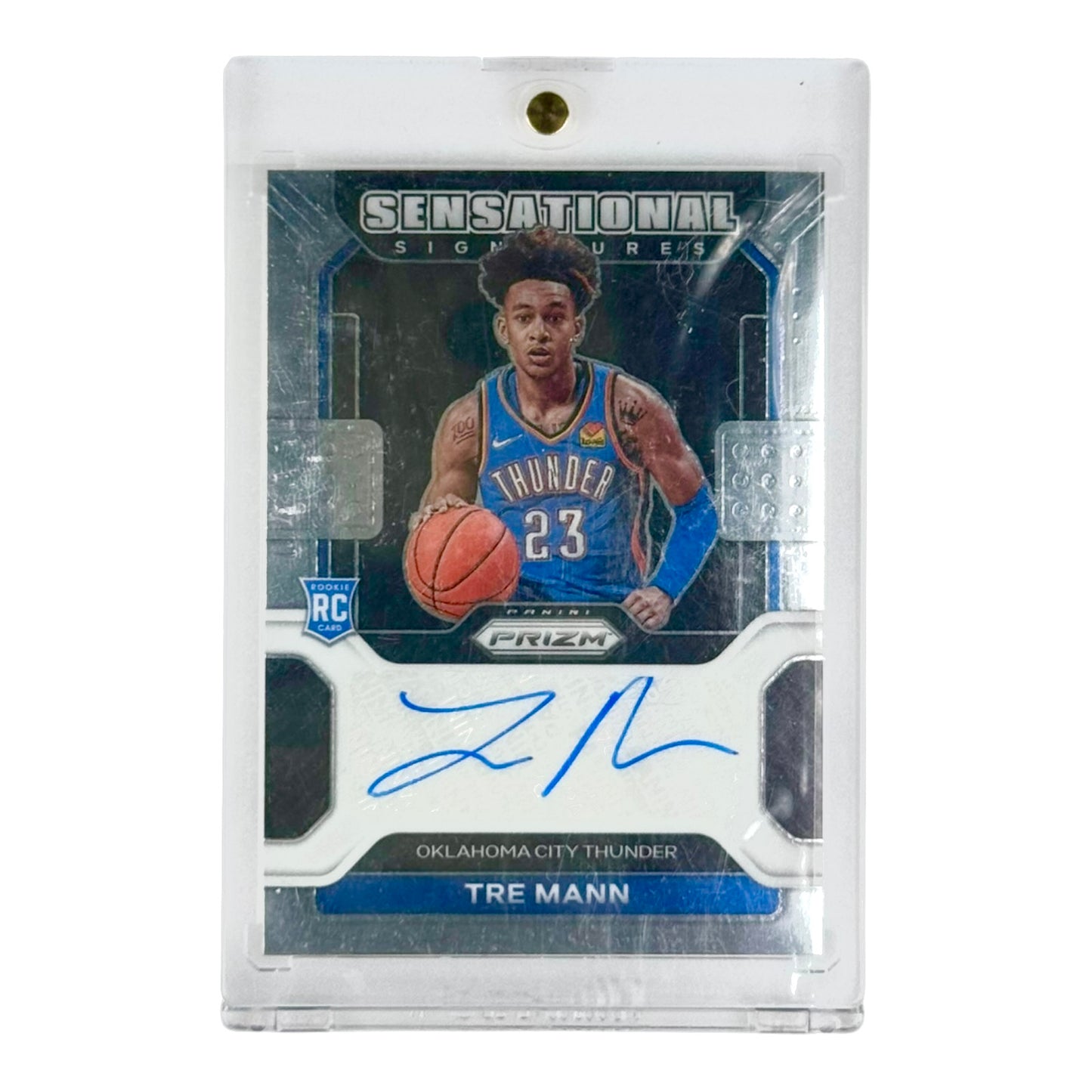 Tre Mann 2021-22 Prizm Sensational Signatures Auto Rookie RC #SS-TRE