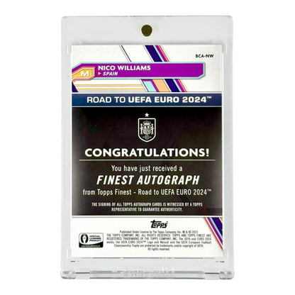 Nico Williams 2023 Topps Finest Auto #BCA-NW