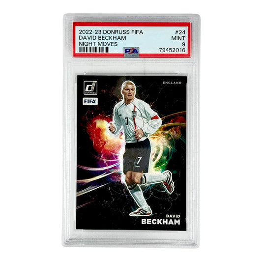David Beckham 2022-23 Donruss FIFA Night Moves #24 PSA 9