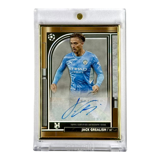 Jack Grealish 2022 Topps Museum Framed Auto #FA-JG