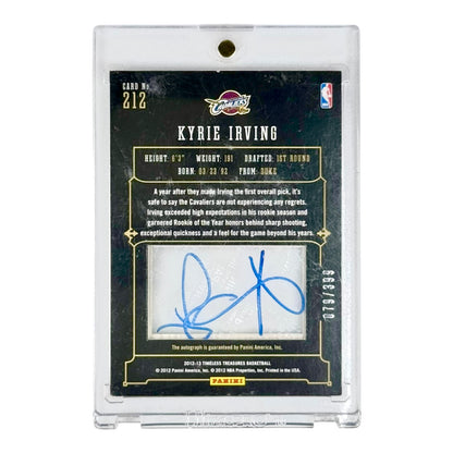 Kyrie Irving 2012-13 Timeless Treasures Glass Rookie Auto RC 079/399 #212