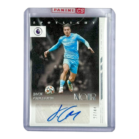 Jack Grealish 2021-22 Panini Noir Spotlight Auto 27/44 #NS-JG