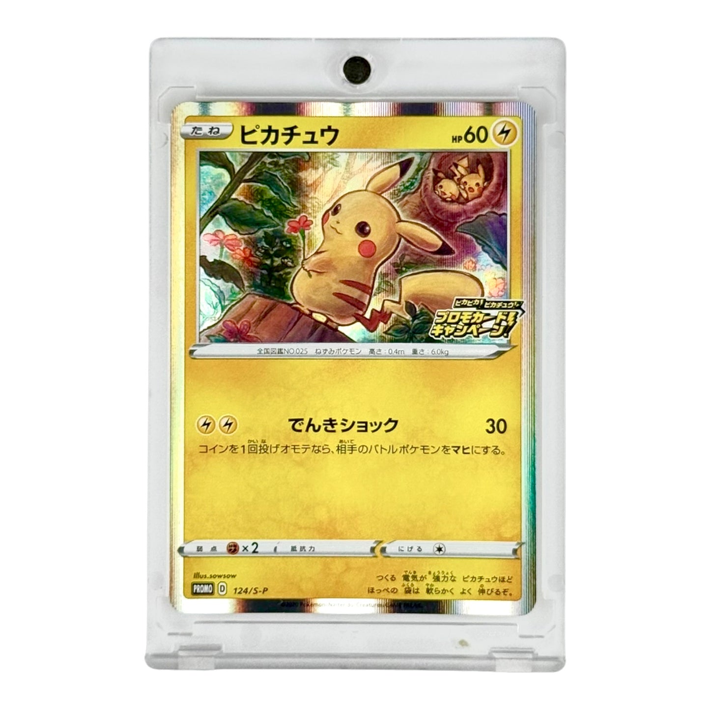 Pikachu Pokemon Japanese Pika!Pikachu! Campaign Promo #124