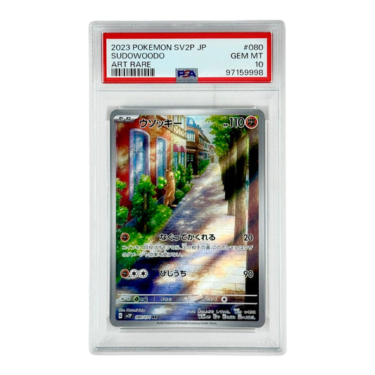 Sudowoodo 2023 Pokemon Japanese Sv2p #080 PSA 10