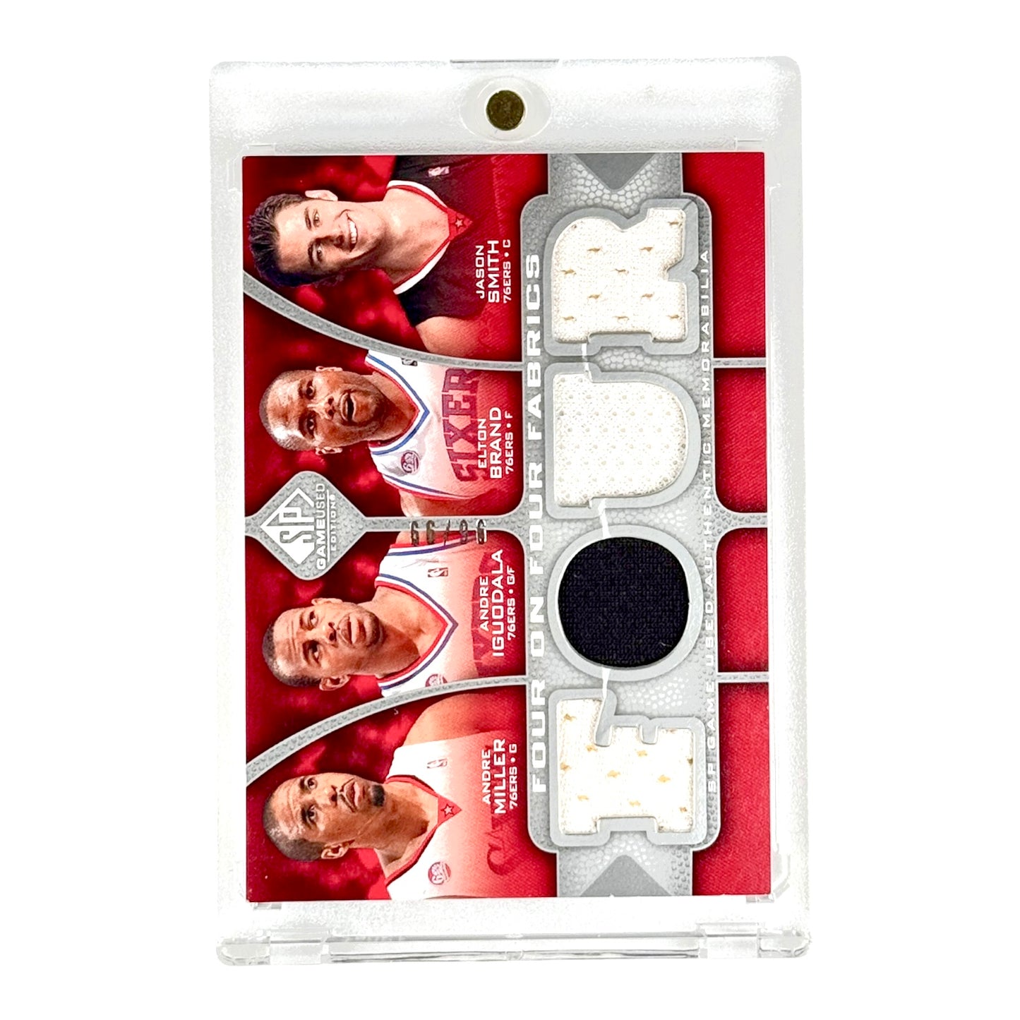 Chris Bosh/Andre Iguodala Upper Deck SP Game Used Edition Four on Four Fabrics Jersey 96/99