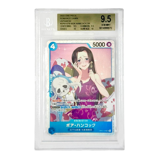 Boa Hancock 2022 One Piece Japanese OP01 #078 BGS 9.5
