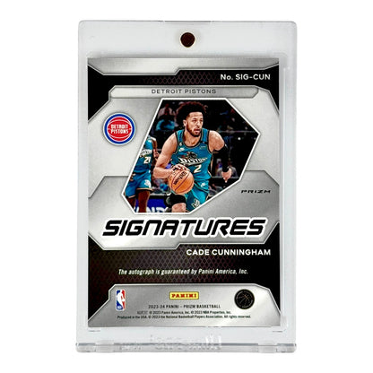 Cade Cunningham 2023-24 Prizm Signatures Auto #SIG-CUN