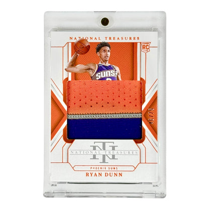 Ryan Dunn 2024-25 National Treasures Jumbo Patch 46/75 Rookie RC #163