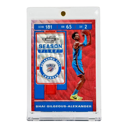 Shai Gilegeous Alexander 2019-20 Panini Contenders Optic Red #54