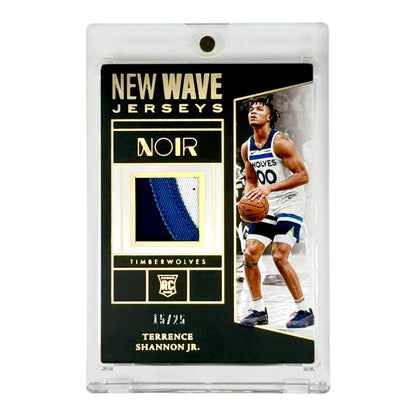 Terrence Shannon Jr. 2024-25 Noir New Wave Jerseys Patch Rookie RC 15/25 #NWJ-TSJ
