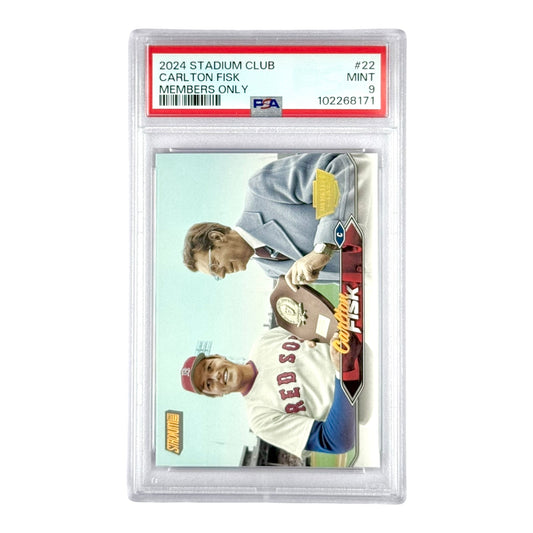 Carlton Fisk 2024 Toops Stadium Club Members Only #22 PSA 9