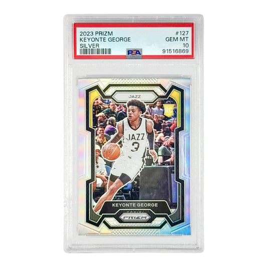 Keyonte George 2023 Prizm Silver Rookie RC #127 PSA 10