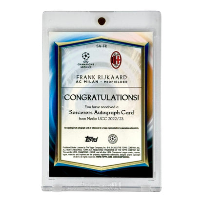 Frank Rijkaard 2023 Topps Merlin Sorcerers Auto #SA-FR