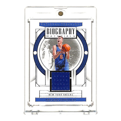 Kristaps Porzingis 2023-24 National Treasures Jersey 18/99 #BGM-POR