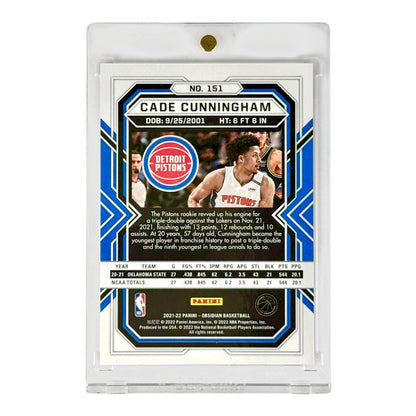 Cade Cunningham 2021-22 Obsidian Rookie RC #151