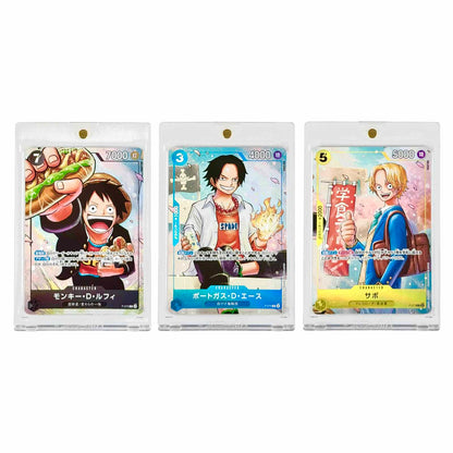 Set of 3 Luffy/Ace/Sabo One Piece Japanese The Strongest 3 Brothers Saikyo Jump Promo