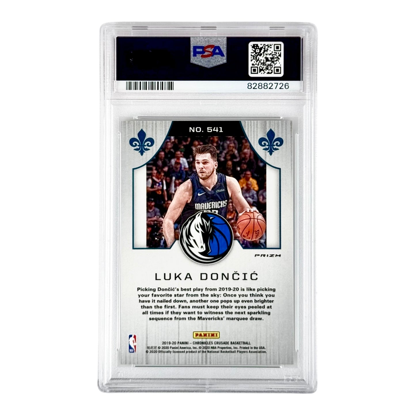 Luka Doncic 2019-20 Chronicles Blue 22/99 #541 PSA 10