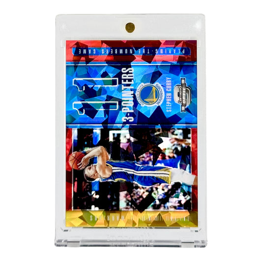 Stephen Curry 2018-19 Panini Contenders Optic Playing The Numbers Cracked Ice #33