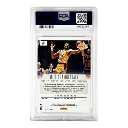 Wilt Chamberlain 2023 Prizm Deca Mojo 15/25 #161 PSA 10