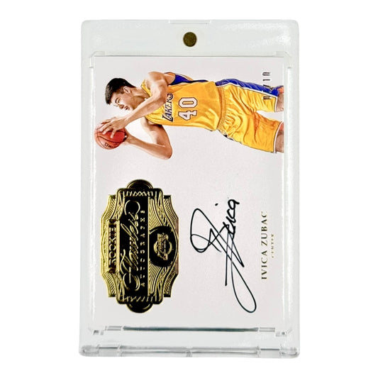 Ivica Zubac 2016-17 Panini Flawless Auto Gold 07/10 #RA-IZ