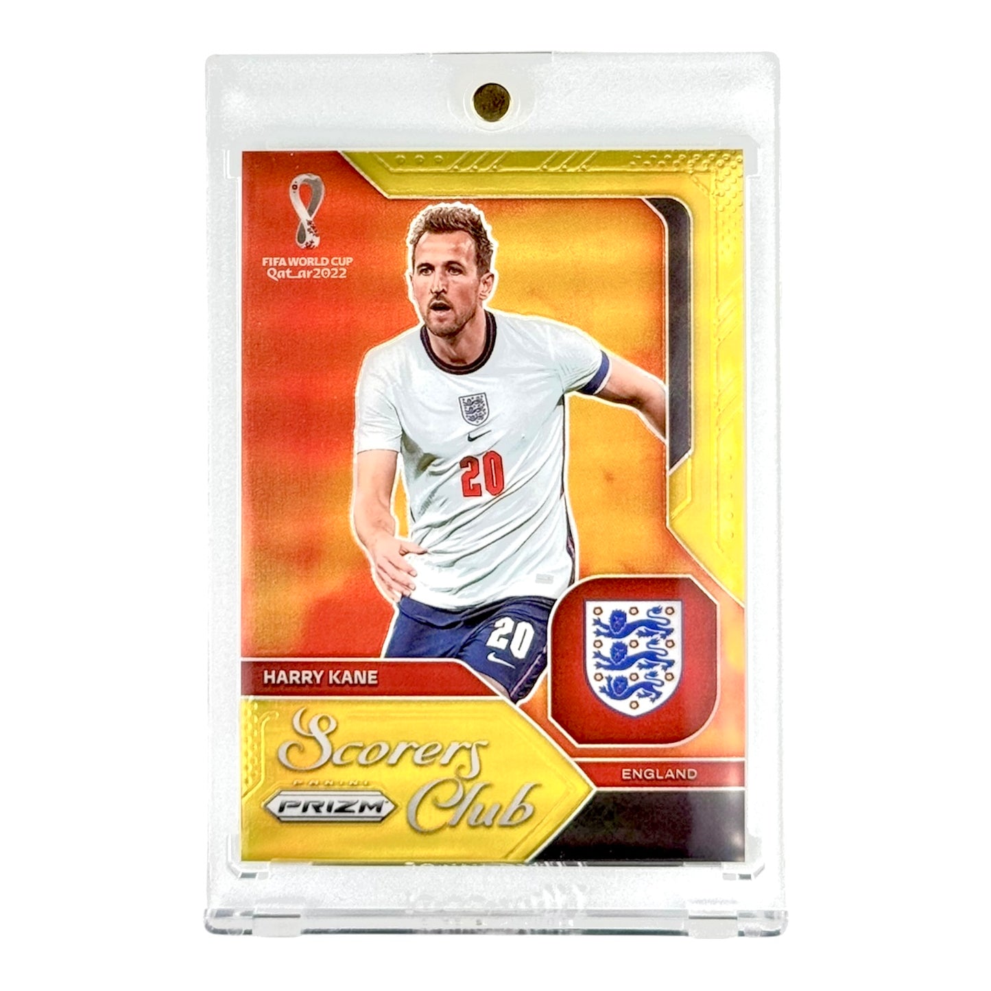 Harry Kane 2022 Panini Prizm World Cup Scorers Club Gold 05/10 #20