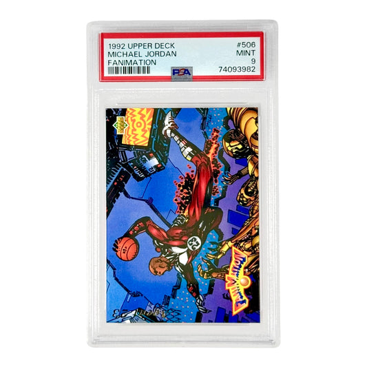 Michael Jordan 1992 Upper Deck Fanimation #506 PSA 9