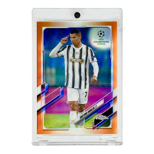 Cristiano Ronaldo 2021 Topps Chrome UEFA Champions League 18/25 #100