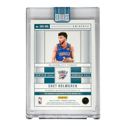 Chet Holmgren 2024-25 Eminence Curtain Call Auto 07/10 #CDS-HOL